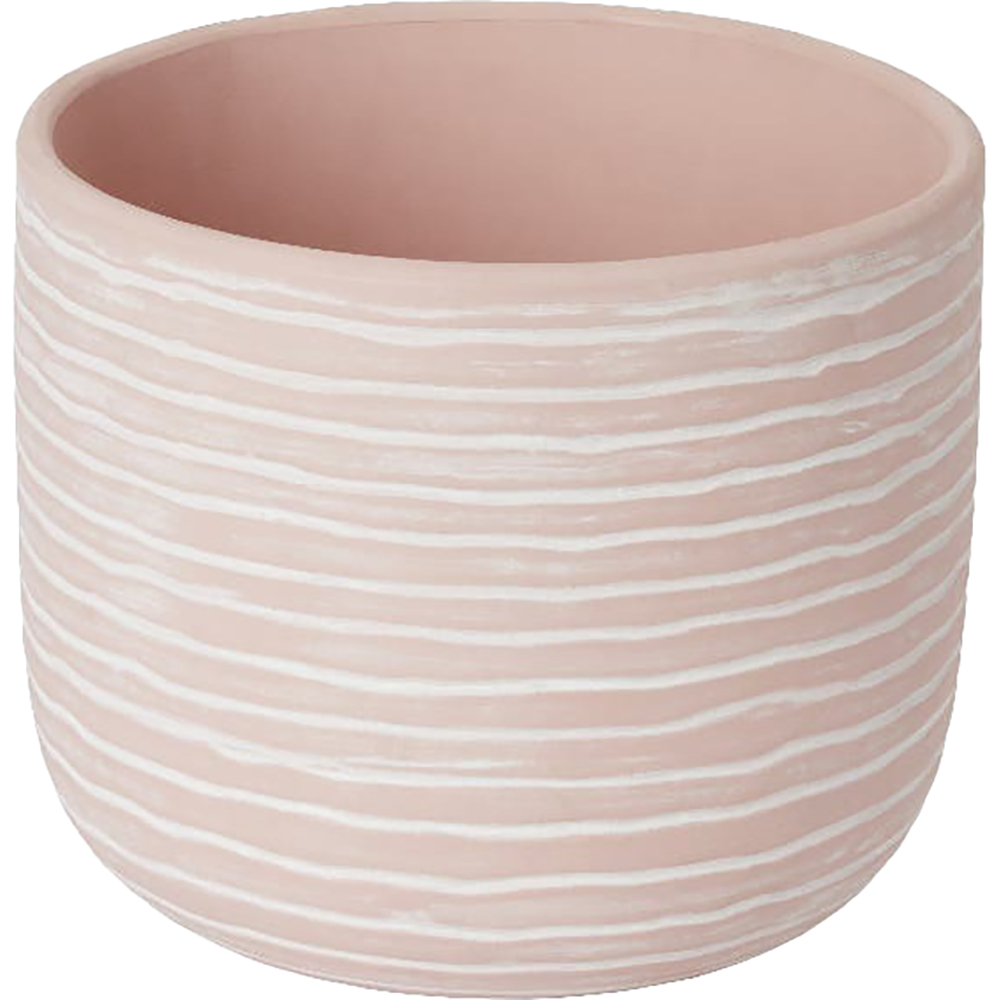 Ghiveci rotund GOODHOME, argila, 20 cm, roz