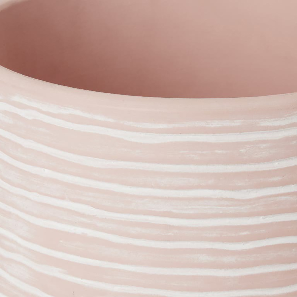 Ghiveci rotund GOODHOME, argila, 20 cm, roz