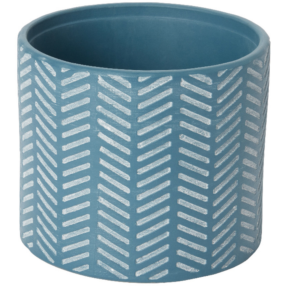 Ghiveci flori GOODHOME, lut, D 16 cm, albastru