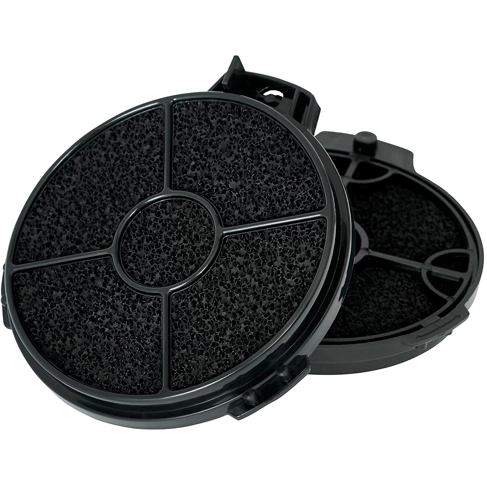 Filtru pentru hota CARBFILT4 COOKE & LEWIS, montare cu cleme, carbon si polipropilena, negru, 2 buc