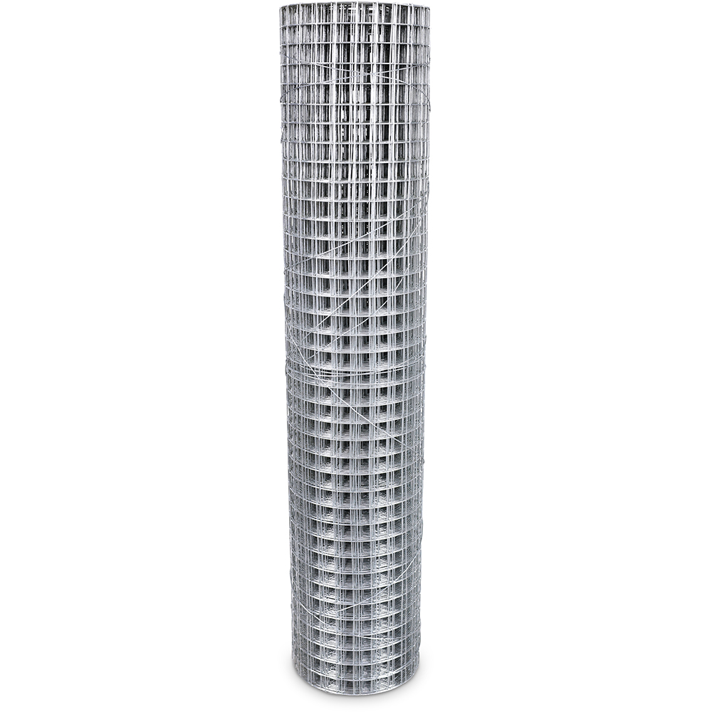 Rola plasa gard BLOOMA, 1x10 m, otel, gri