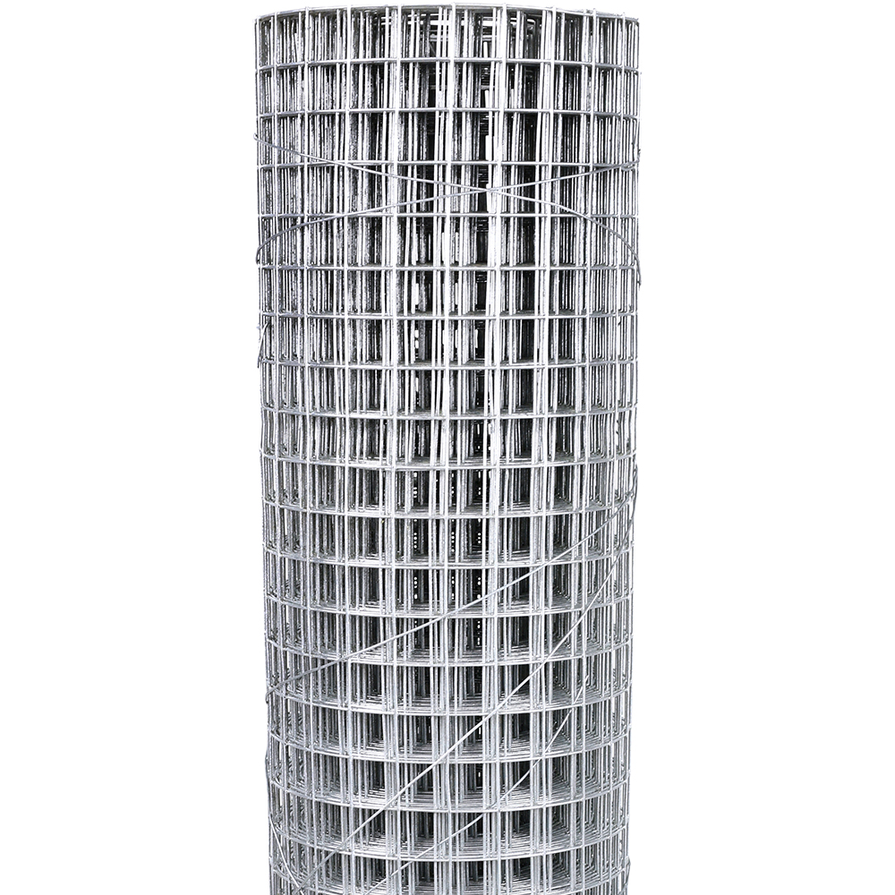 Rola plasa gard BLOOMA, 1x10 m, otel, gri