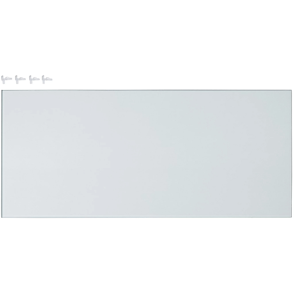 Raft dulap bucatarie GOODHOME Caraway, sticla, 55.85 x 27.35 cm, 2 bucati