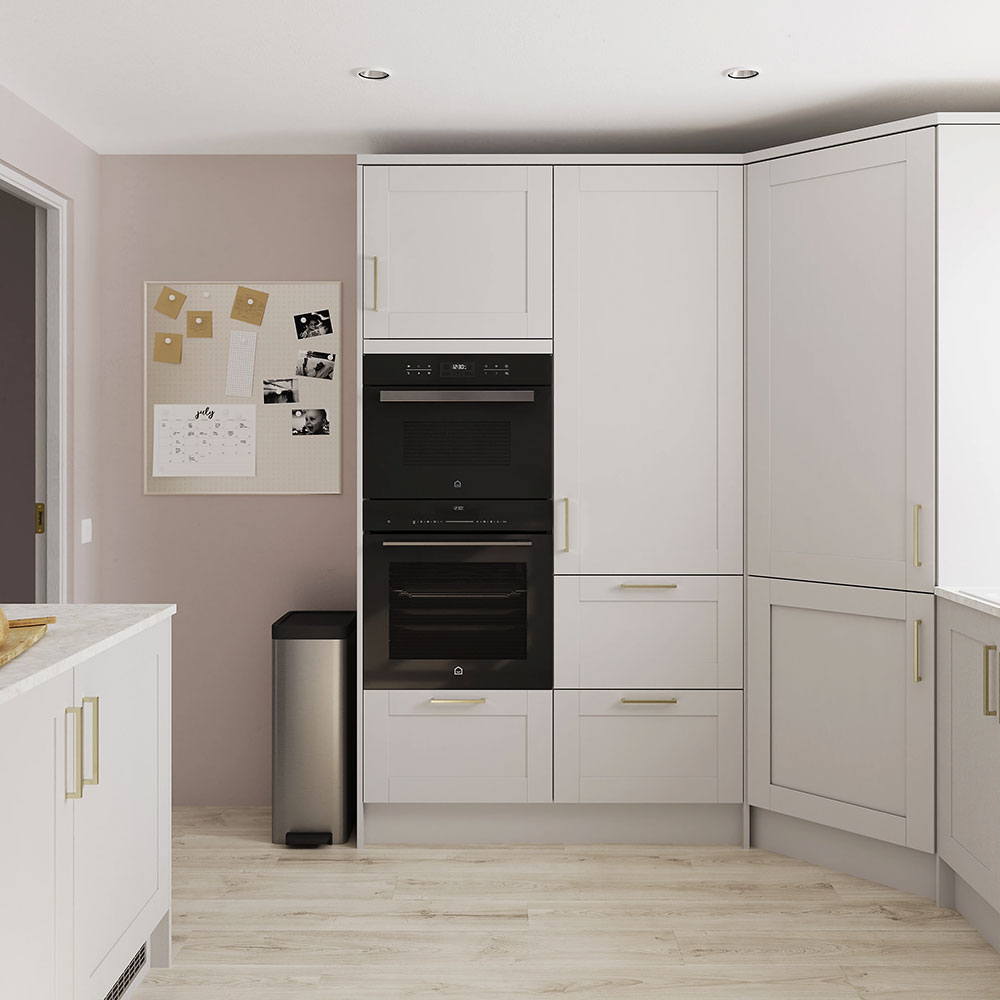 Panou lateral GOODHOME Alpinia, 57 x 135 x 1.8 cm, MDF, gri