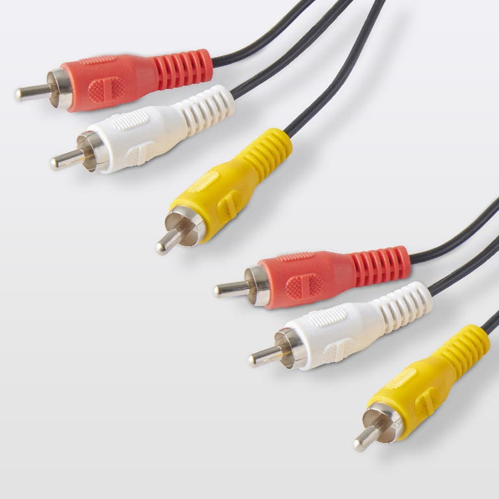 Cablu audio RCA Blyss, 1.5m, negru
