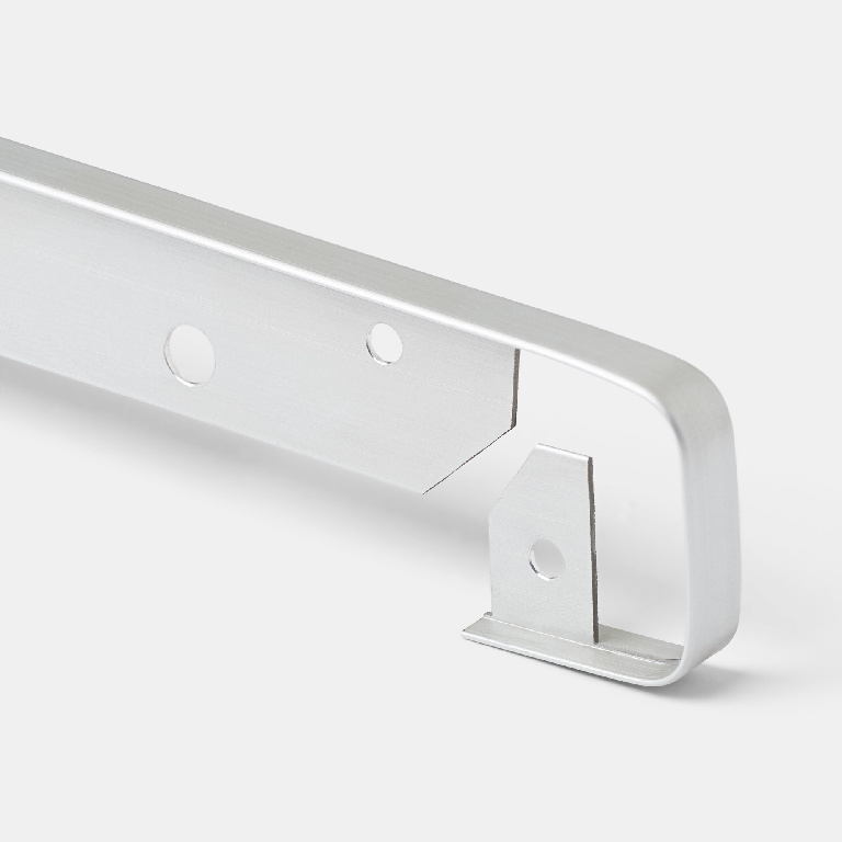 Conector blat GoodHome Nantua, 62x2.8 cm, argintiu