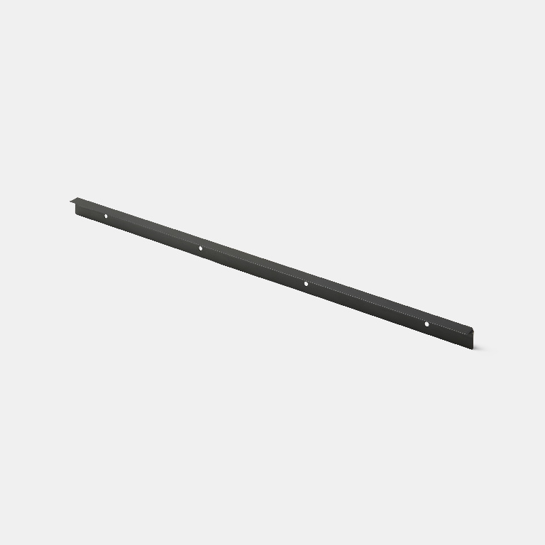 Profil imbinare blat GoodHome Nantua, 62x2.8 cm, negru