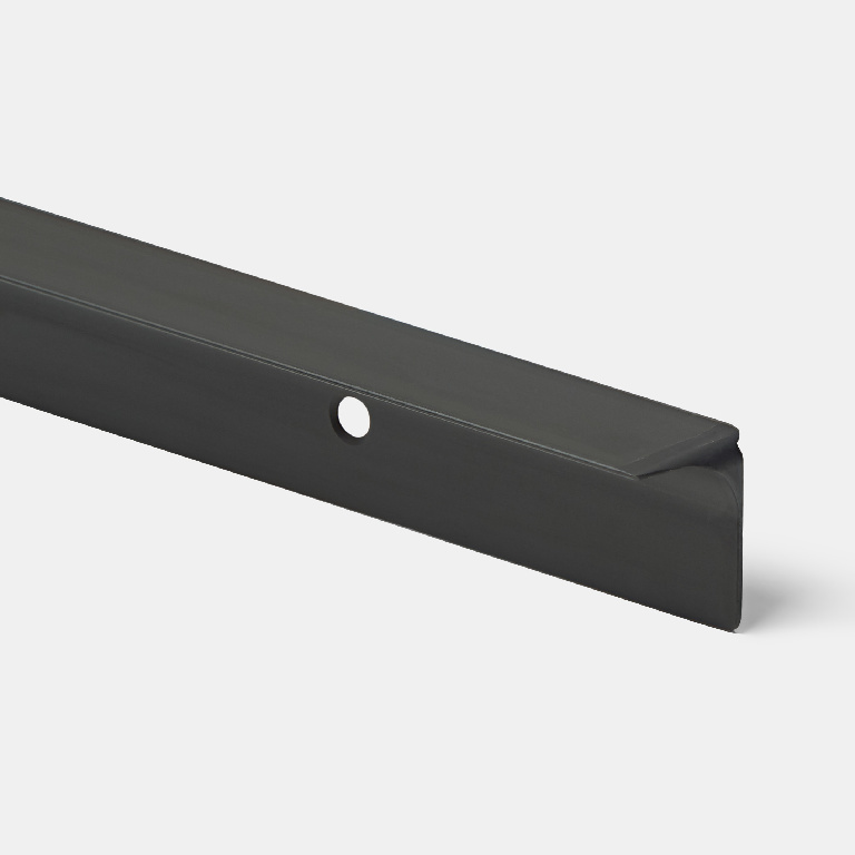 Profil imbinare blat GoodHome Nantua, 62x2.8 cm, negru