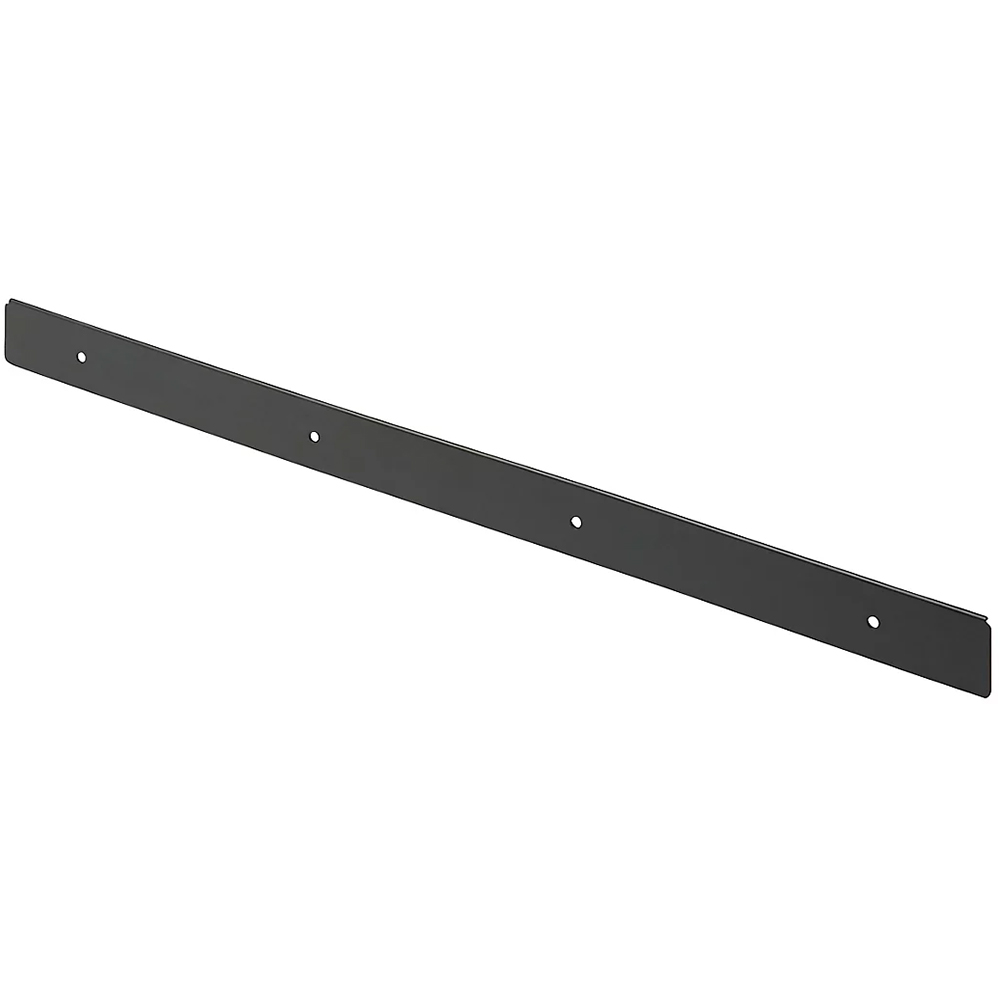 Terminatie blat GOODHOME Nantua, 62 x 3.8 cm, aliaj de aluminiu, negru