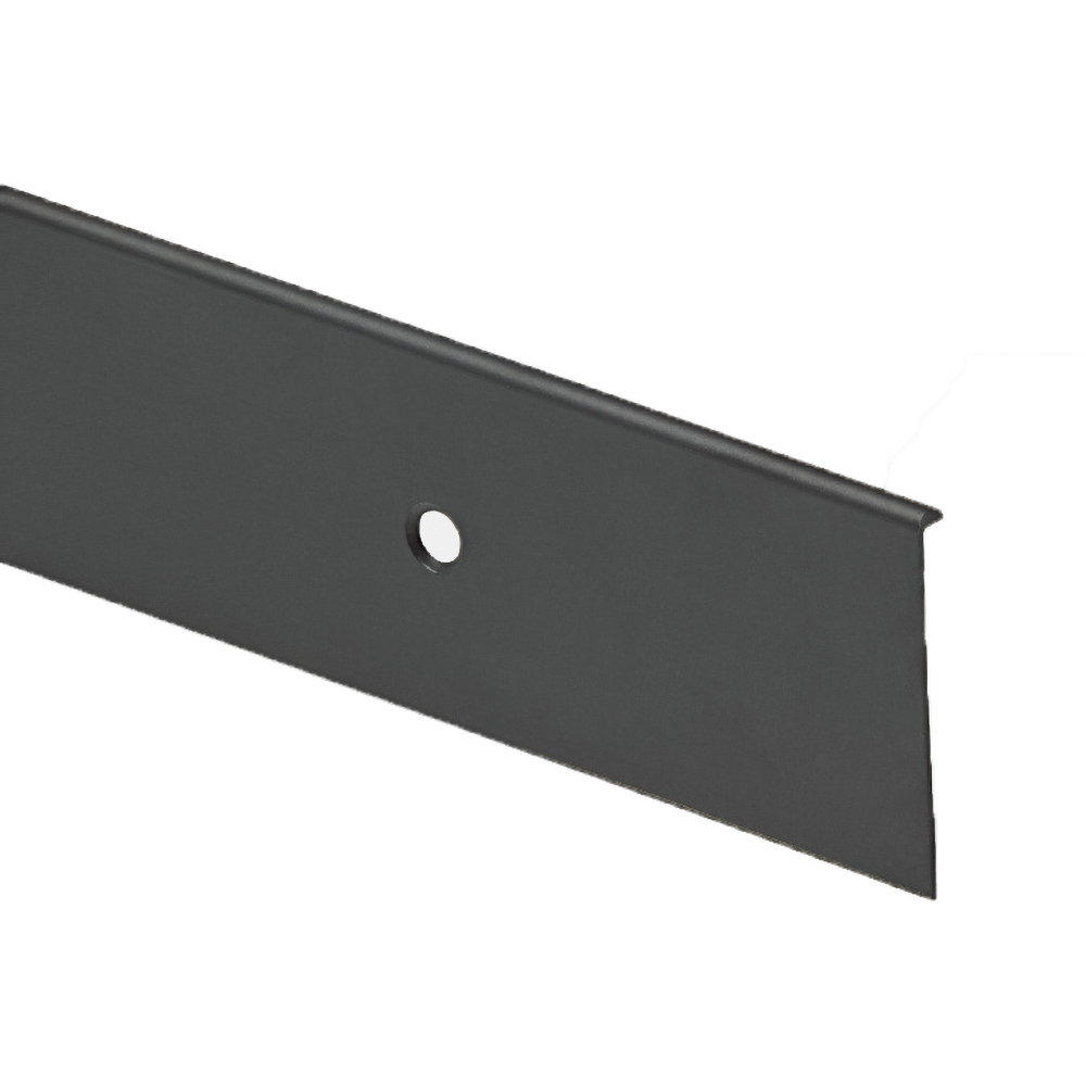 Terminatie blat GOODHOME Nantua, aluminiu, 62 x 3.8 x 0.2 cm, negru