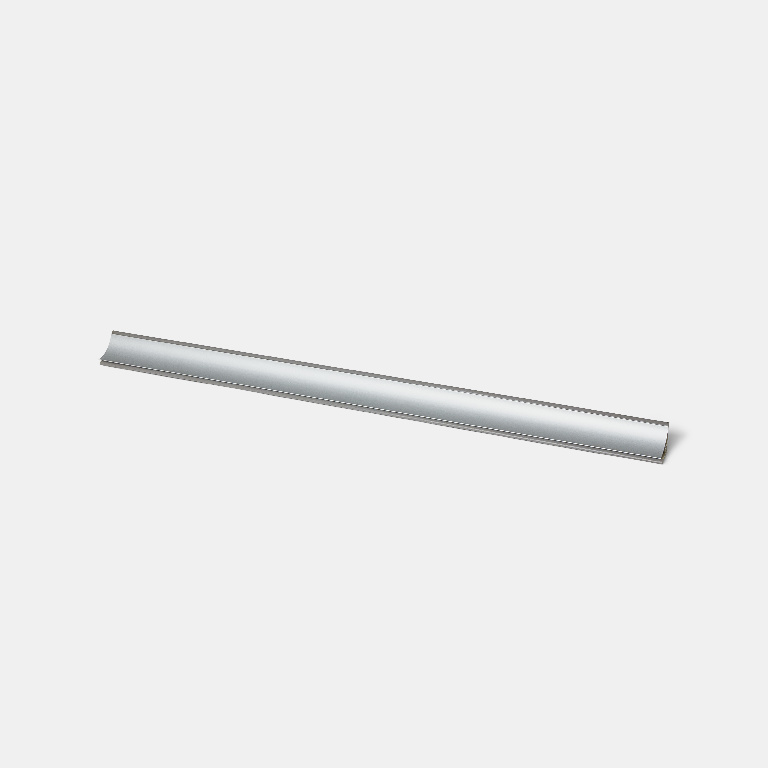 Profil pentru blat GOODHOME, 3 x 300 cm, aliaj de aluminiu si PVC, argintiu