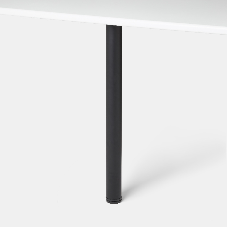 Picior blat GoodHome Nantua, 87x6 cm. negru