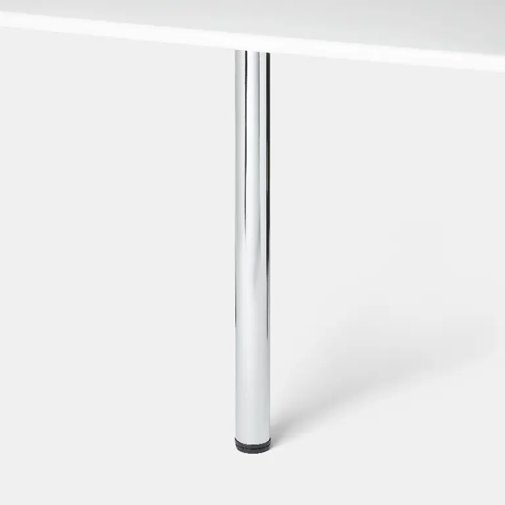 Picior masa GOODHOME Nantua, 87 x 6 cm, otel, crom