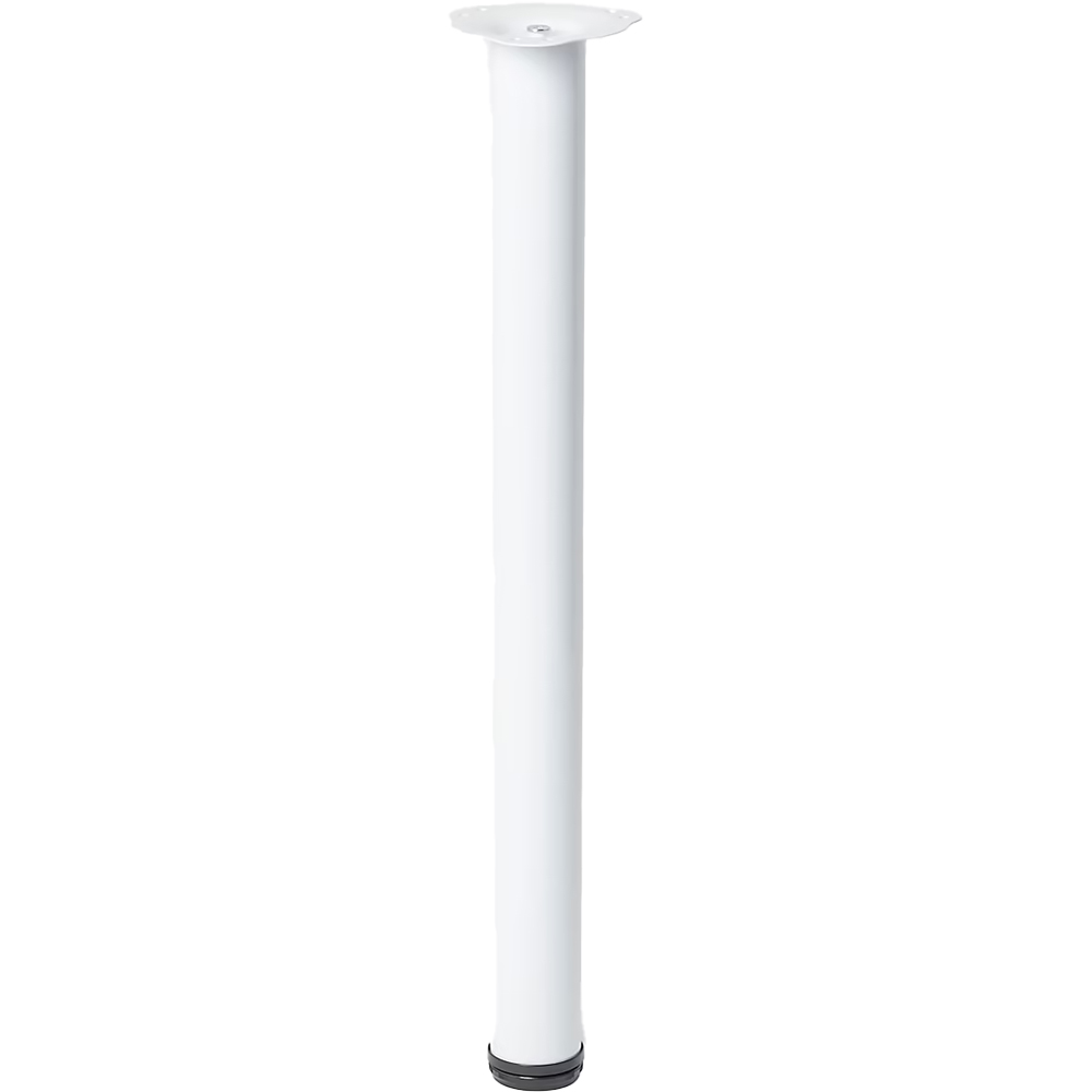 Picior masa GOODHOME Nantua, 87 x 6 cm, otel, alb