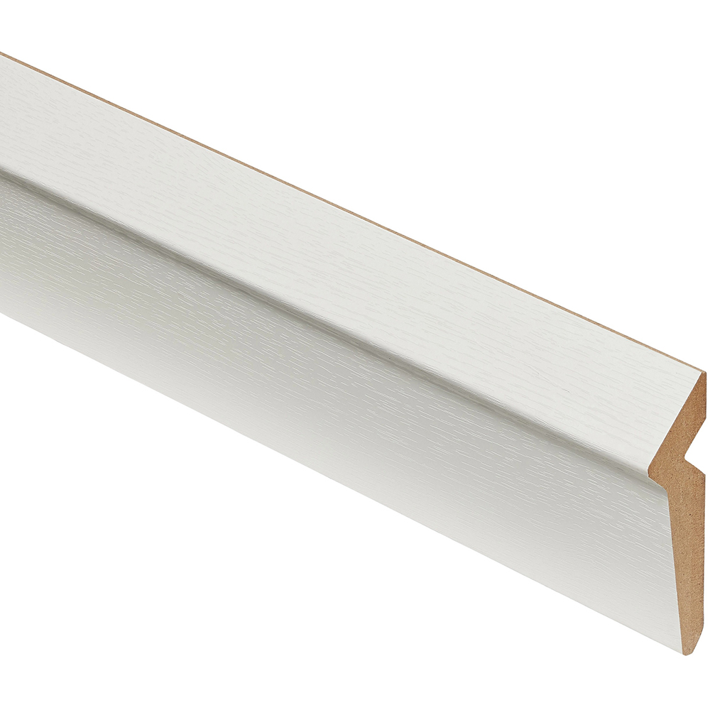 Cornisa GOODHOME Alpinia, 240 x 7.5 cm, gri mat