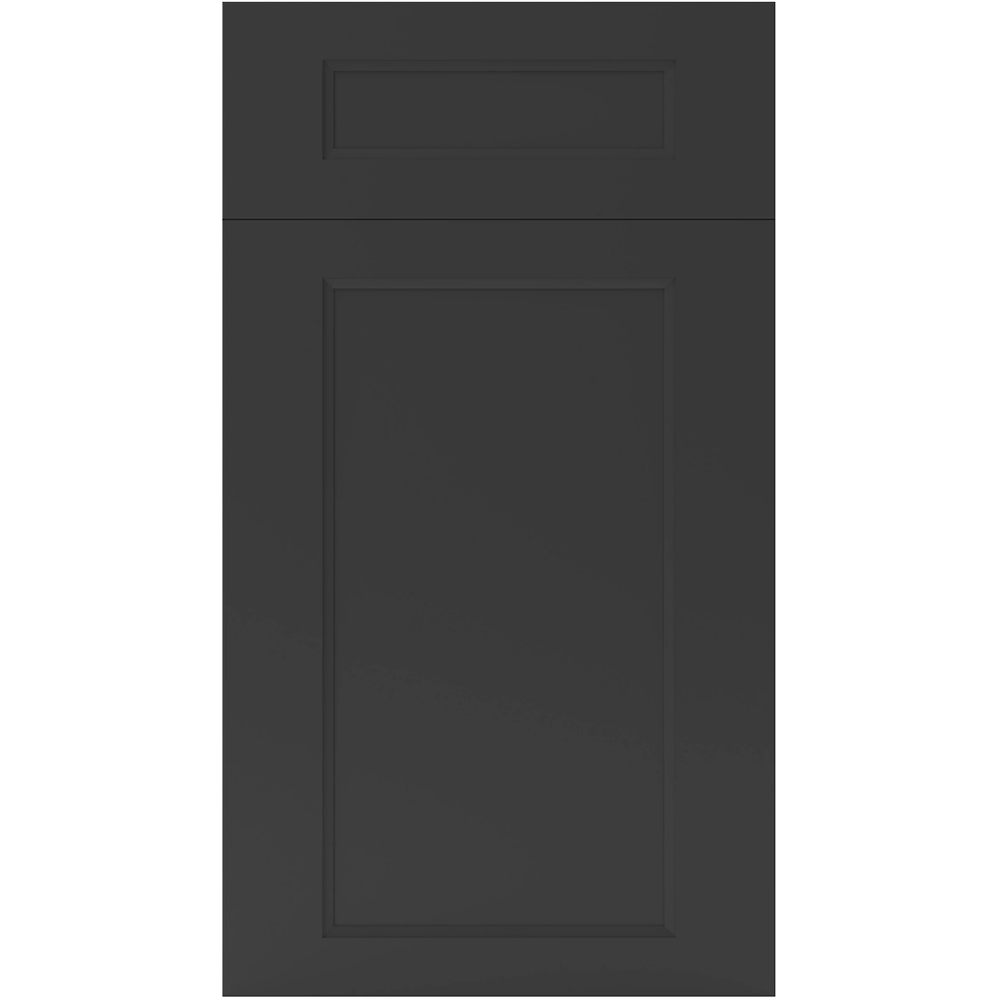 Front usa si sertar GOODHOME Artemisia, MDF, 39.7 x 71.5 x 1.8 cm, Gri