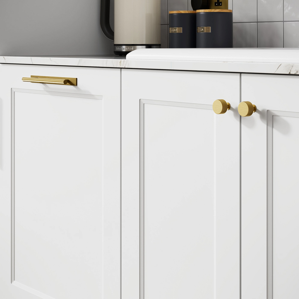 Front usa GOODHOME Artemisia, MDF, 59.7 x 71.5 x 1.8 cm, alb