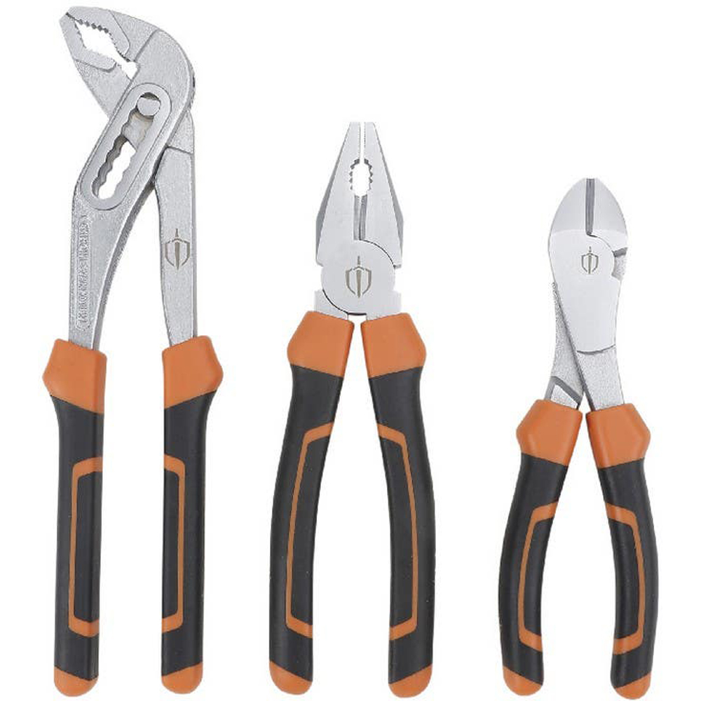 Set 3 patenti Magnusson, 200 x 180 x 250 mm, otel carbon