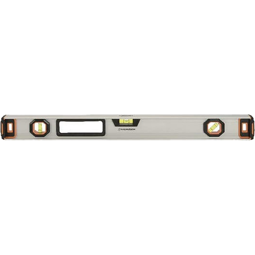 Nivela MAGNUSSON, 3 unghiuri, 60 cm, aliaj de aluminiu, gri
