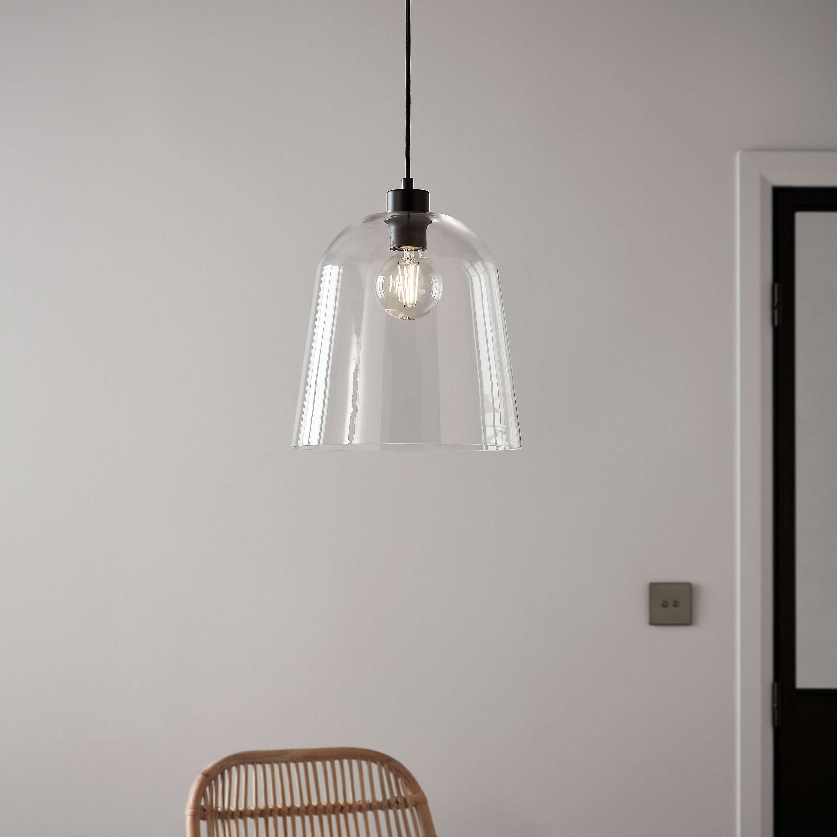 Pendul GOODHOME Calume. E27, 42W, transparent