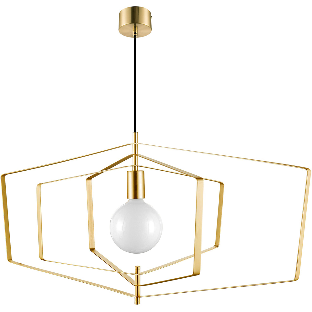 Pendul GOODHOME Nedoki, E27, 42W, IP20, auriu
