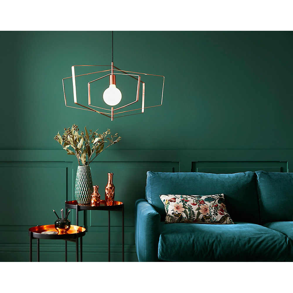 Pendul GOODHOME Nedoki, E27, 42W, cupru