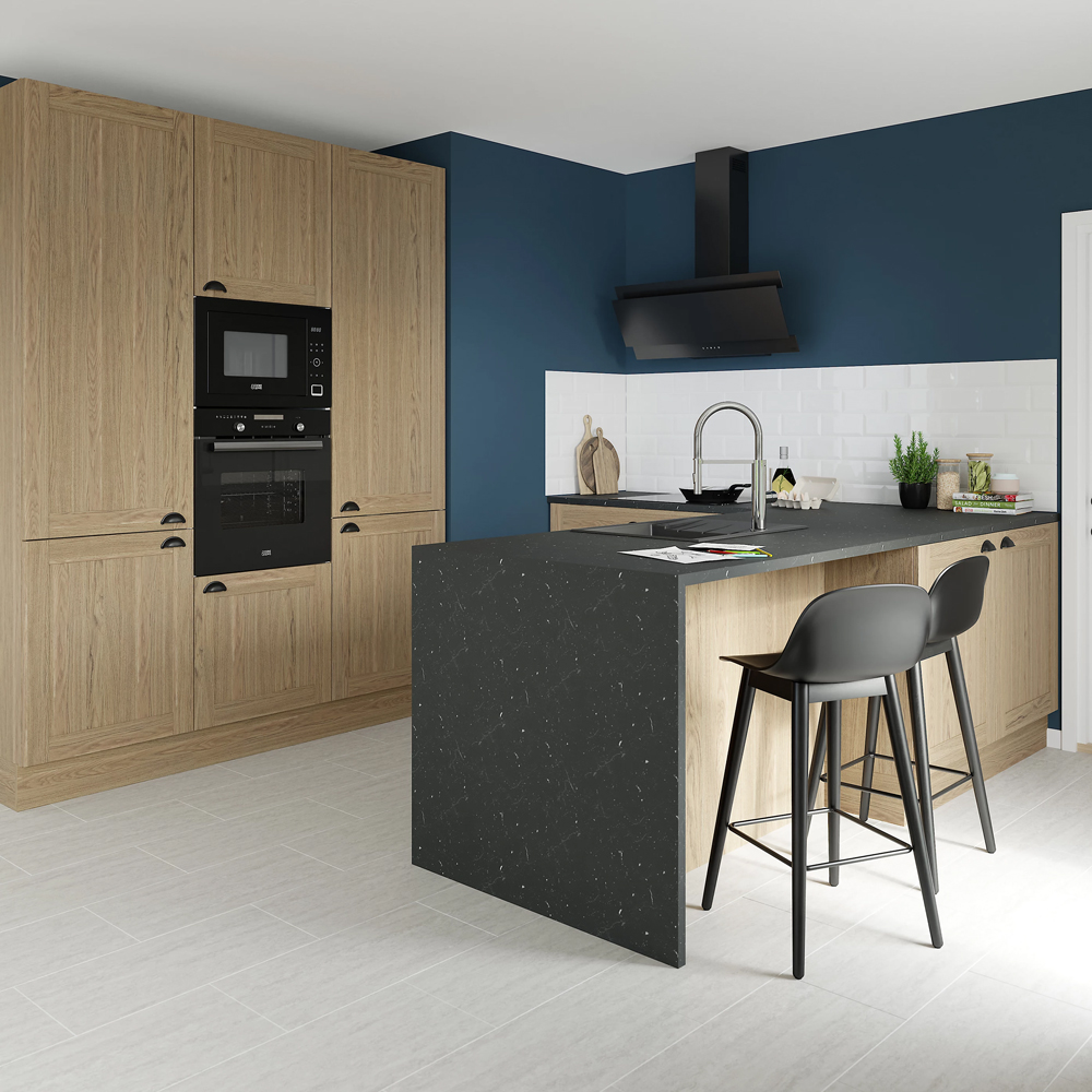 Front usa GOODHOME Alpinia, MDF, 59.7 x 35.6 x 1.8 cm, maro