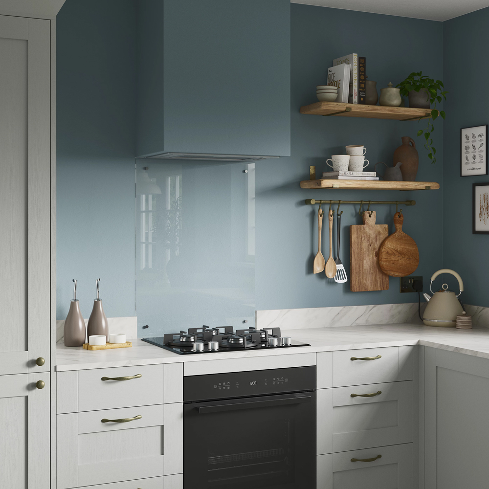 Front usa GOODHOME Alpinia, MDF, 79.7 x 35.6 x 1.8 cm, gri