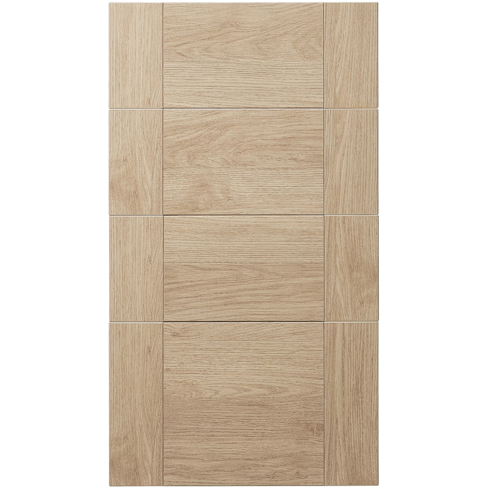 Front usa cu 4 sertare GOODHOME Alpinia, PAL,MDF, 39.7 x 71.5 x 1.8 cm, Maro
