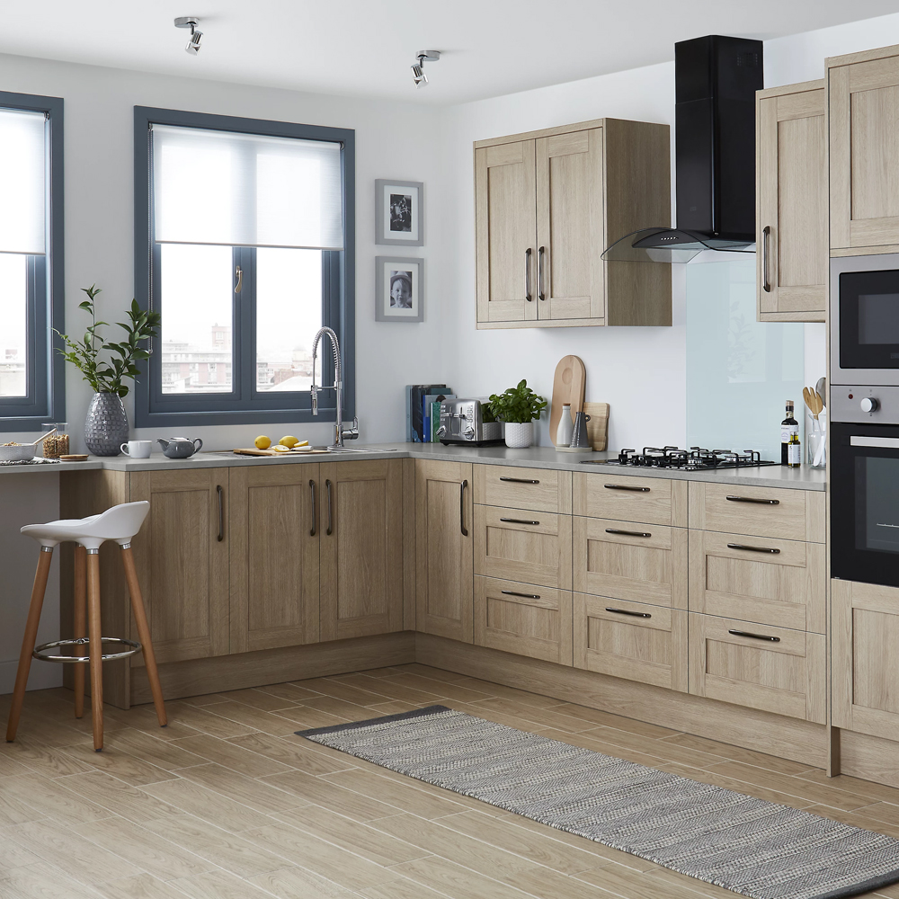 Front usa GOODHOME Alpinia, MDF, 59.7 x 100.1 x 1.8 cm, maro
