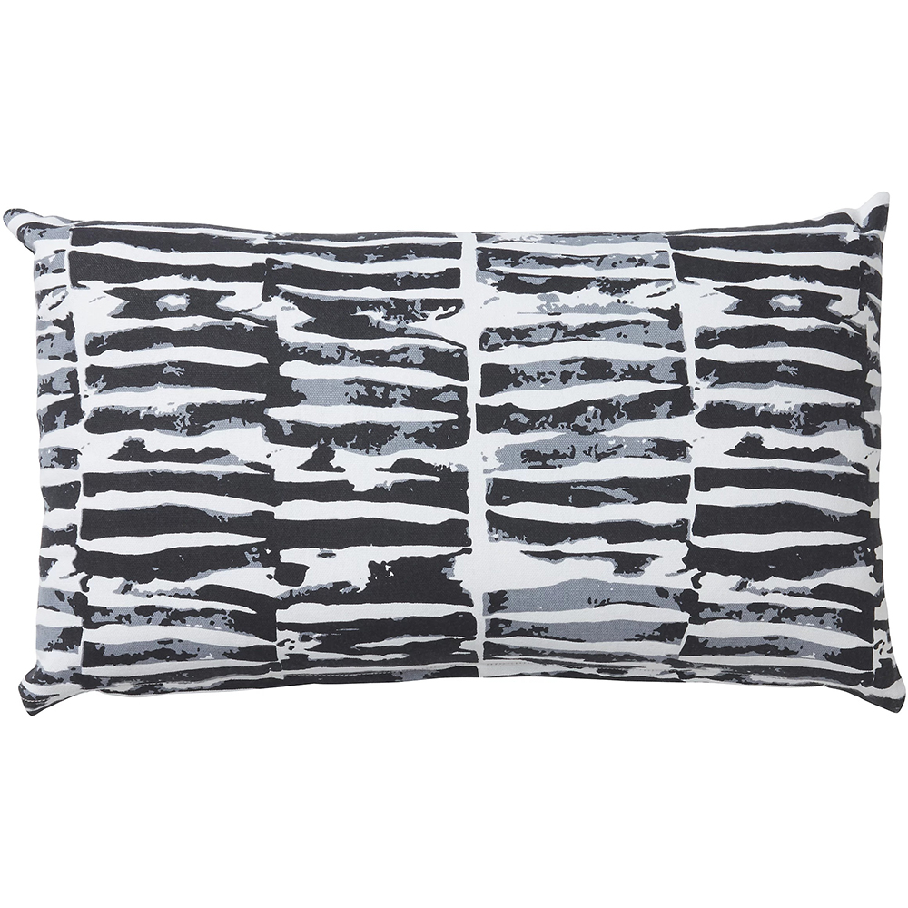 Perna decorativa BLOOMA, 30 x 50 cm, alb-negru
