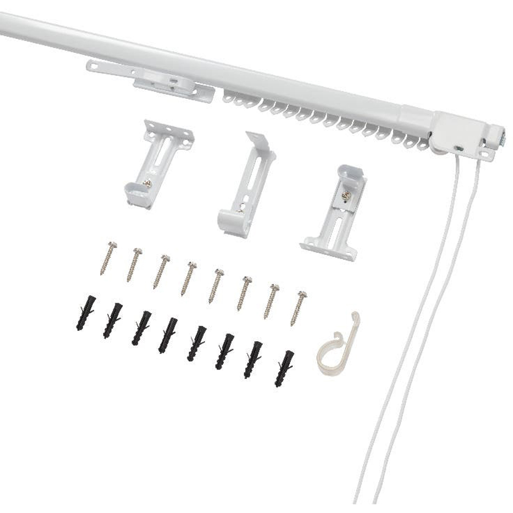 Sina simpla perdea GoodHome, extensibila, 2 m, 1 canal