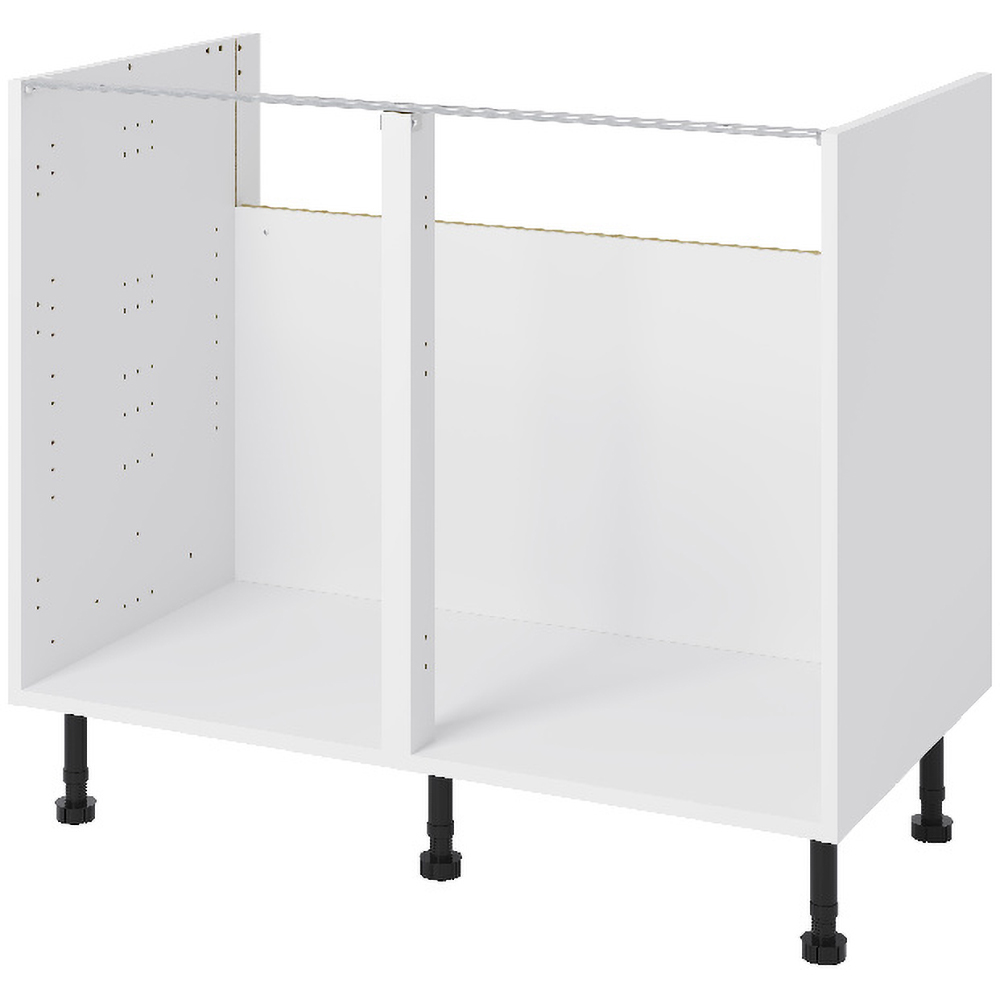Corp inferior bucatarie GOODHOME Caraway, HDPE, 100 x 57 x 87 cm, alb