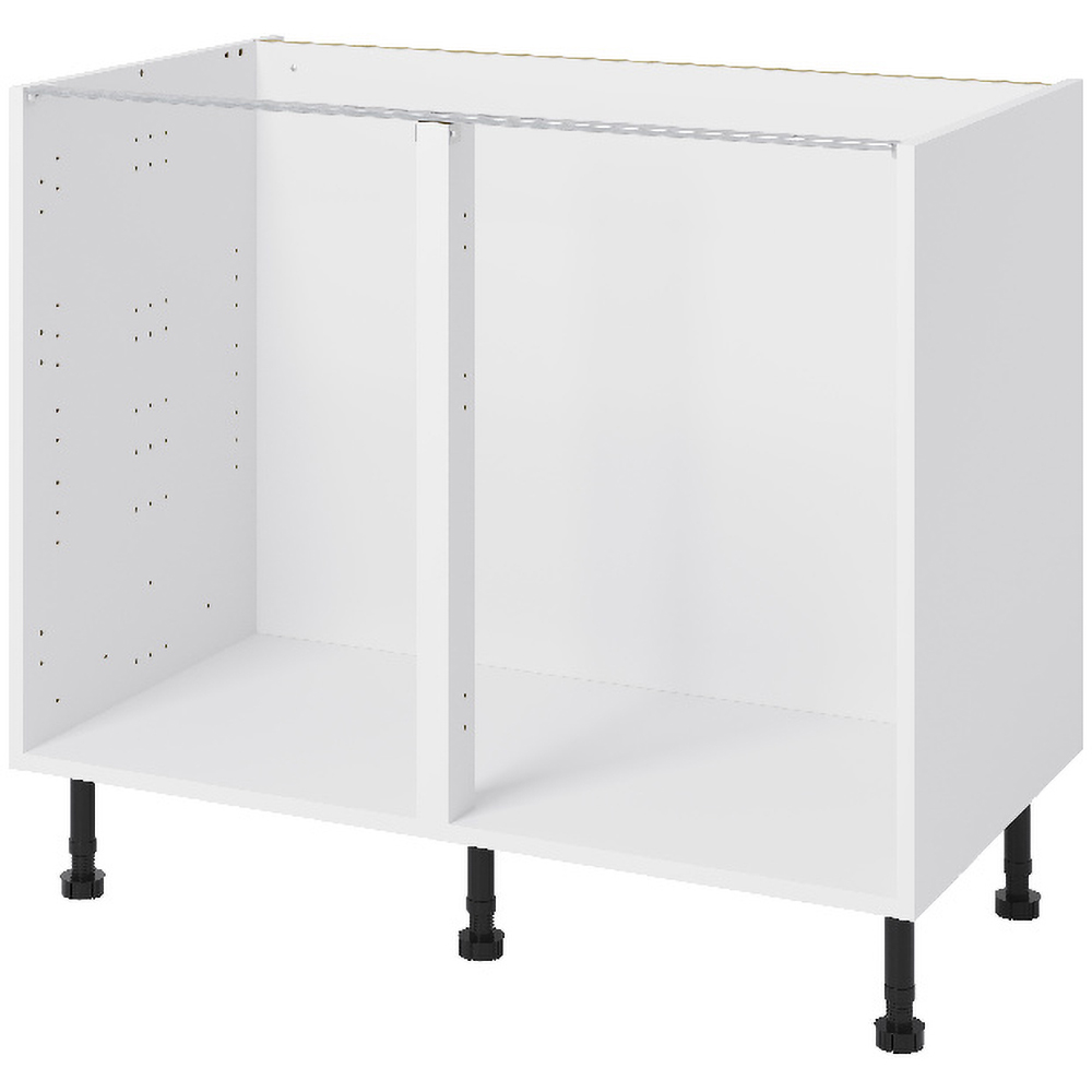 Corp inferior bucatarie GOODHOME Caraway, HDPE, 100 x 57 x 87 cm, alb