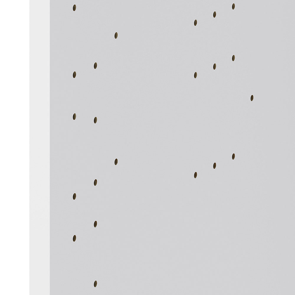 Panouri laterale dulap inalt GoodHome Caraway, 57 x 216 x 1.8 cm, PAL, alb