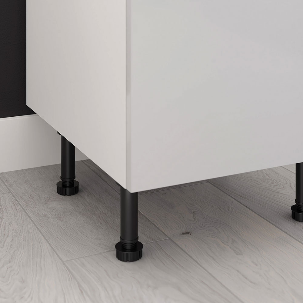 Panouri laterale dulap inalt GoodHome Caraway, 57 x 216 x 1.8 cm, PAL, alb