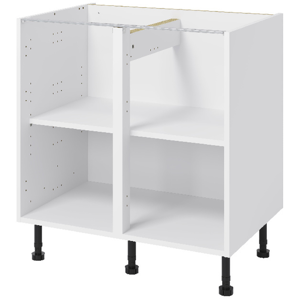 Corp inferior bucatarie GOODHOME Caraway, PAL, 80 x 57 x 72 cm, alb