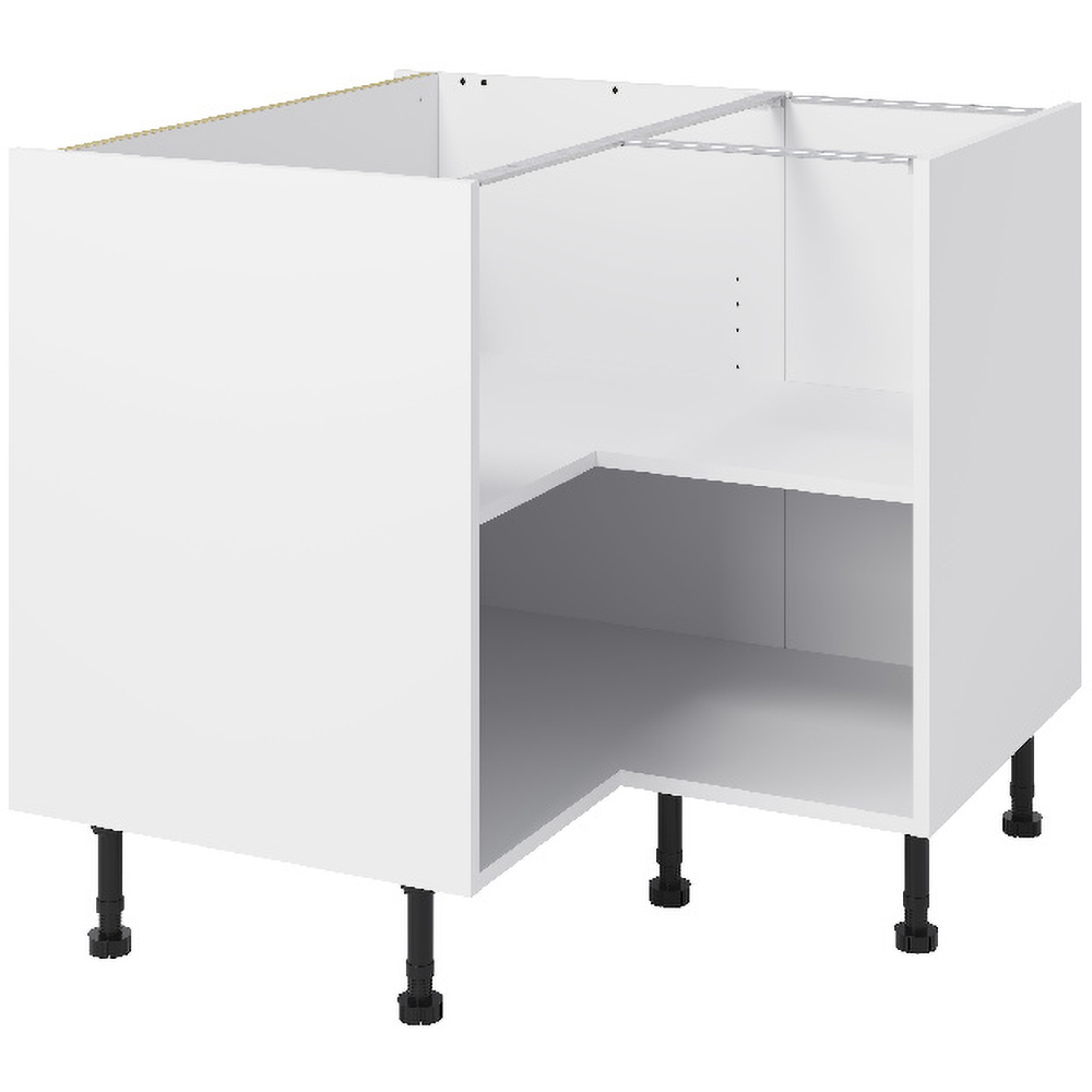 Corp inferior bucatarie GOODHOME Caraway, HDF, 93 x 57 x 87 cm, alb