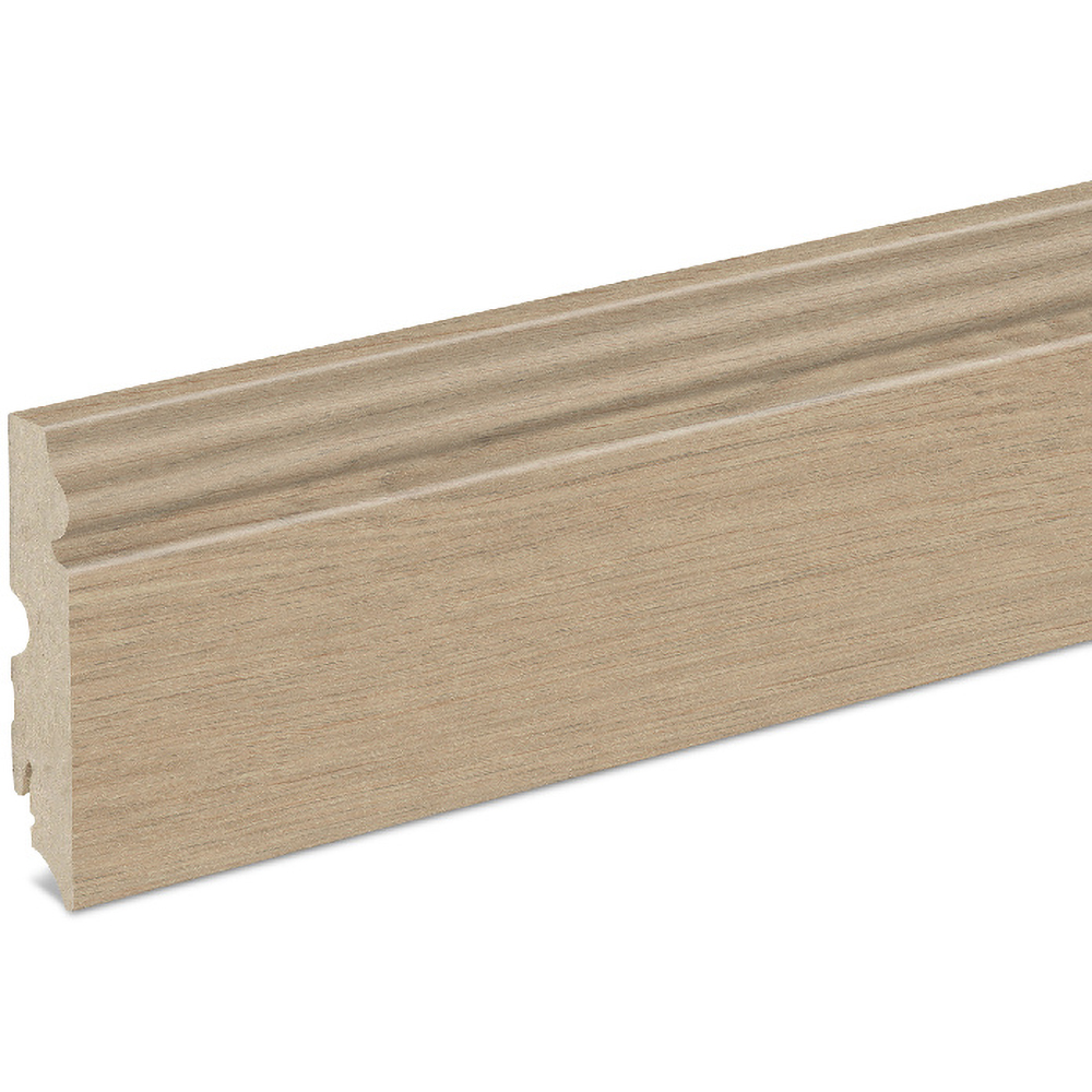 Plinta parchet GOODHOME Decor 130, MDF, 220 x 9 x 1.9 cm, stejar