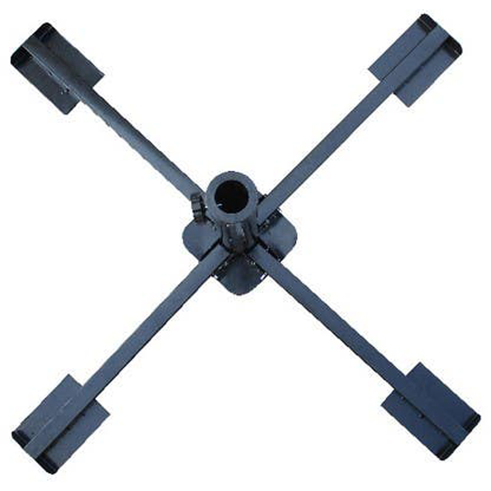 Suport umbrela, metal, 32.5 cm, negru