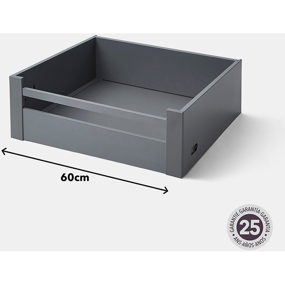 Front sertar GoodHome Soto, 60 cm, antracit