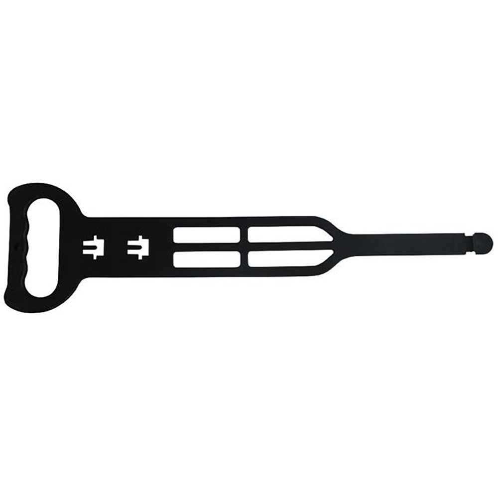Suport din plastic pentru depozitare cabluri DIALL, plastic, negru