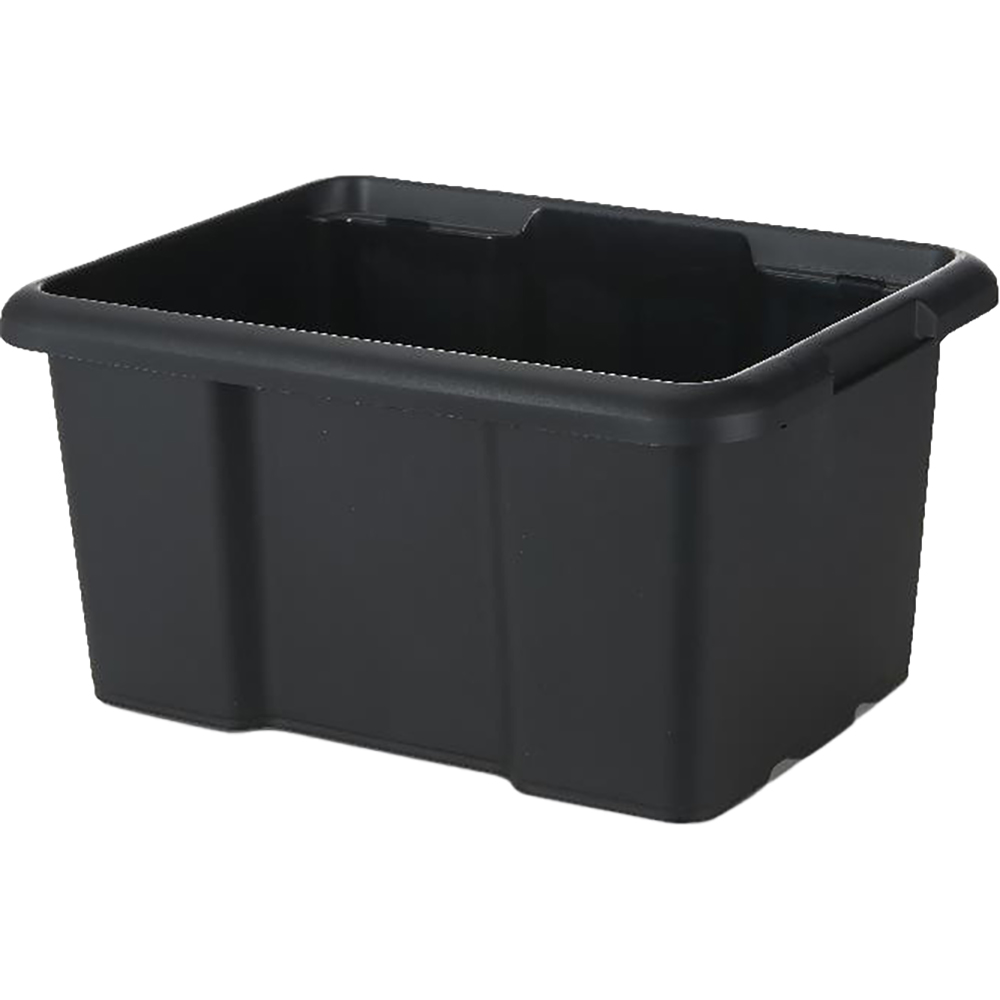 Cutie depozitare SITE, 38 x 29 x 19.5 cm, 1 compartiment, negru