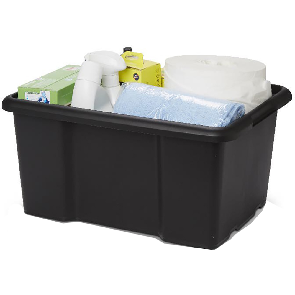 Cutie depozitare SITE, 45.5 x 36.5 x 23 cm, 1 compartiment, negru
