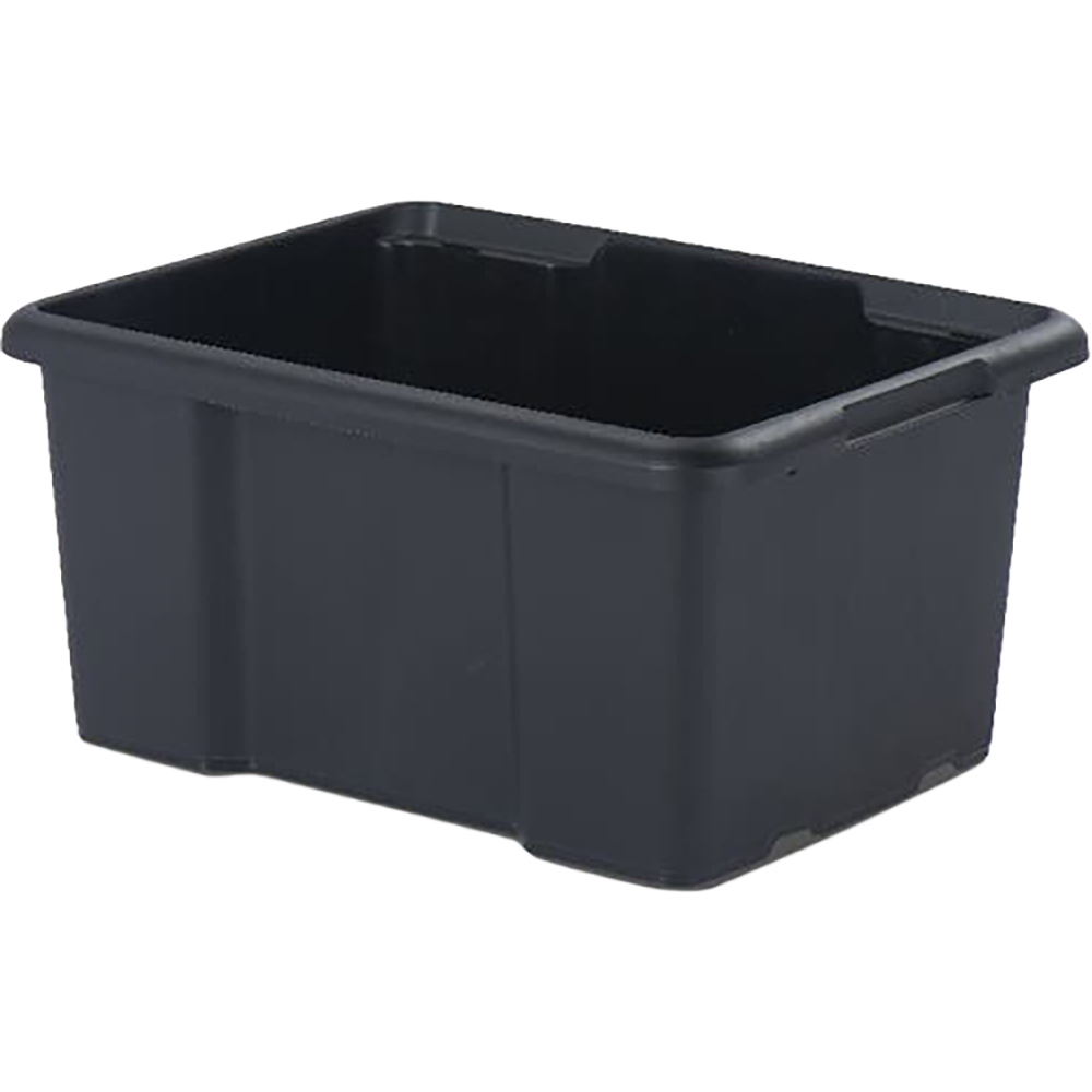 Cutie depozitare SITE, 55.5 x 39.5 x 29.5 cm, 1 compartiment, negru