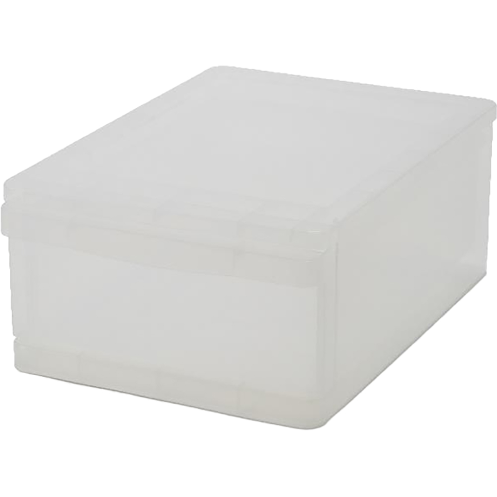 Cutie depozitare FORM, 35 x 25.5 x 14 cm, 1 compartiment, alb