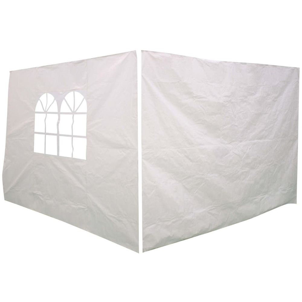Perete lateral pavilion Shamal, polietilena, 194 x 295 cm, gri