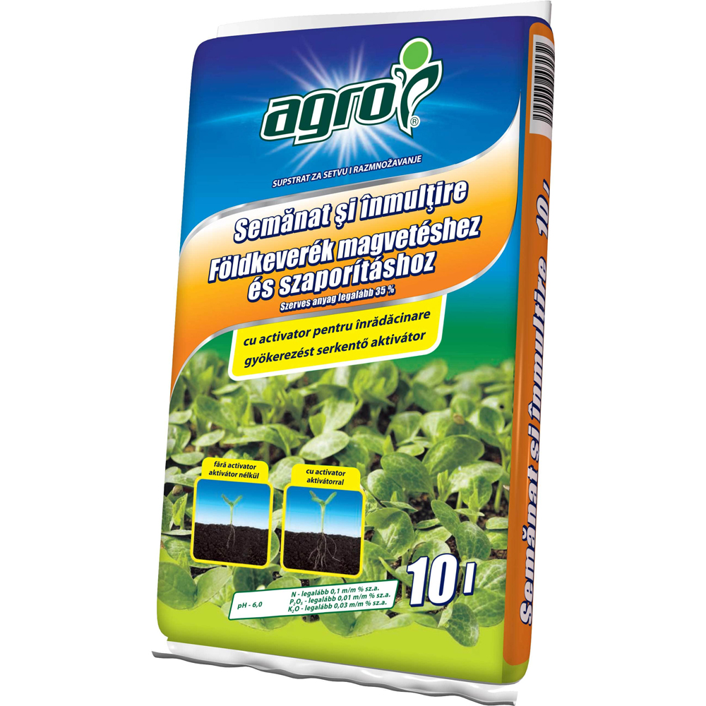 Substrat pentru semanat si inmultire Agro Cs, 10 L