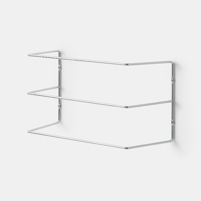Suport pentru tavi Datil GOODHOME, 36 x 13.6 x 18.6 cm, otel, argintiu