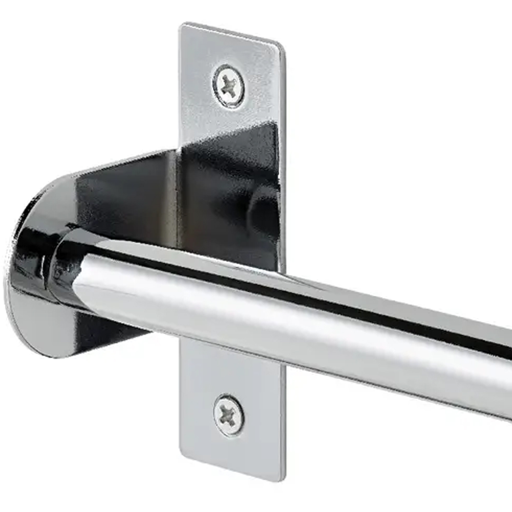 Suport perete bucatarie si accesorii GOODHOME Datil, 120 x 25 x 15.4cm, otel, argintiu